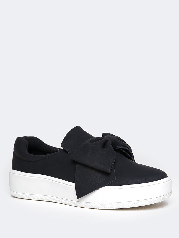 Bow Slip On Sneakers