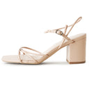 Camila Sandal | Beige PU