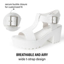 Corby Sandal | White