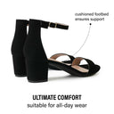 Daisy | Black Suede