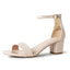 Daisy Sandal | Beige Patent