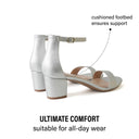 Daisy Sandal | Silver