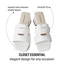 Deborah Sandal | White