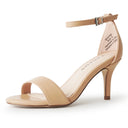 Dove Stiletto | Beige Nubuck