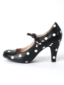 Pixie Heel | Black Polkadot