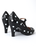 Pixie Heel | Black Polkadot