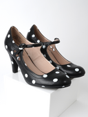 Pixie Heel | Black Polkadot