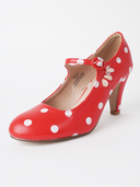 Pixie Heel | Red Polkadot