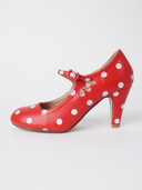 Pixie Heel | Red Polkadot