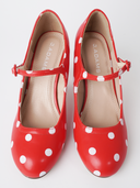 Pixie Heel | Red Polkadot