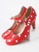 Pixie Heel | Red Polkadot