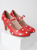 Pixie Heel | Red Polkadot