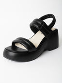 Rayanne Wedge Sandal | Black