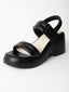 Rayanne Wedge Sandal | Black