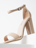 Shirley Heel | Beige