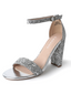 Shirley Heel | Silver