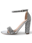 Shirley Heel | Silver