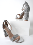 Shirley Heel | Silver