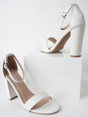 Shirley Heel | White