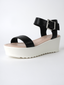 Surf Sandal | Black  White