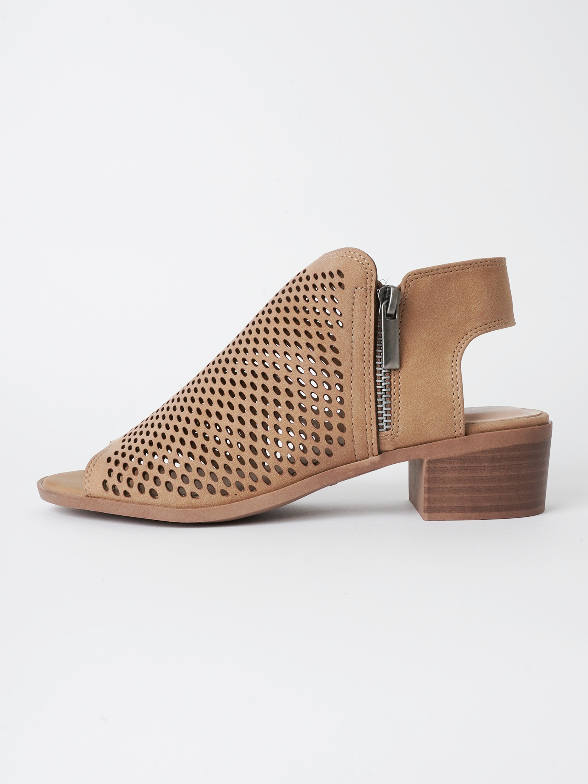 Perforated Low Bootie