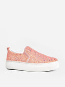 Alpha Sneakers | Pink Glitter