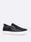 Glimmer Sneakers | Black Croc