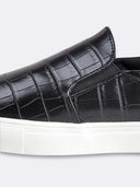 Glimmer Sneakers | Black Croc