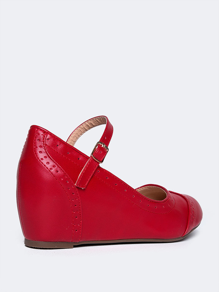 Mary Jane Ankle Wedge