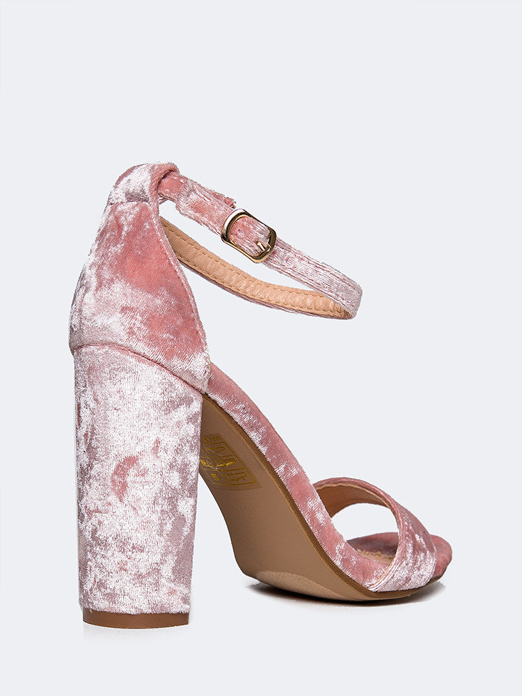 Velvet heels Ann Demeulemeester Pink size 39.5 EU in Velvet - 38428641