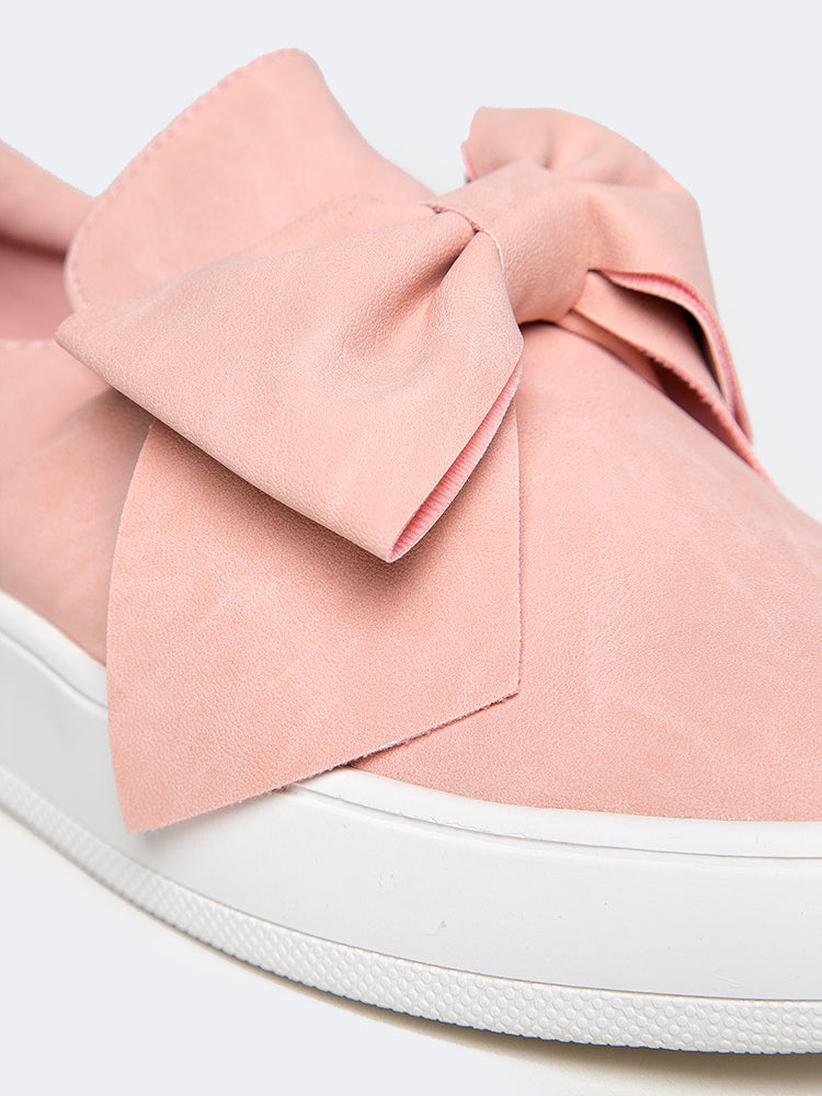 Bow Slip On Sneakers